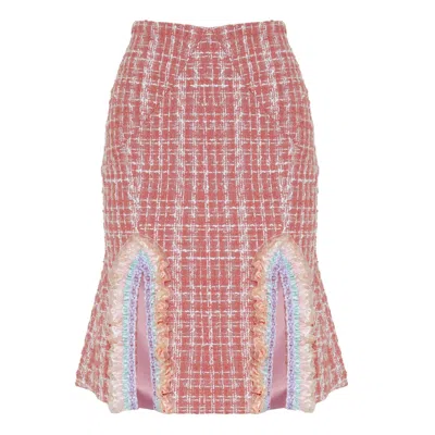 Paloma Lira Women's Pink / Purple Tender Skirt In Pink/purple