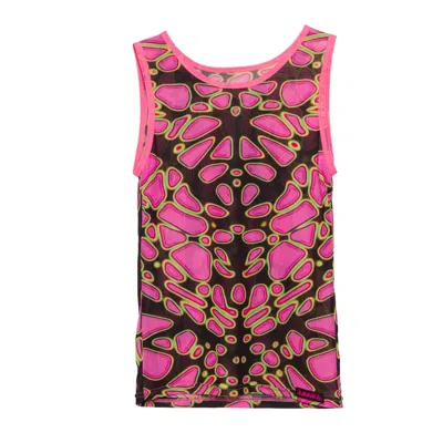 Paloma Lira Women's Pink / Purple Volt Web Armor Tank Top In Pink/purple