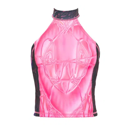 Paloma Lira Women's Red Cherry Crystal Top