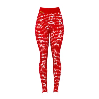 Paloma Lira Women's Red Heartbreak Leggings