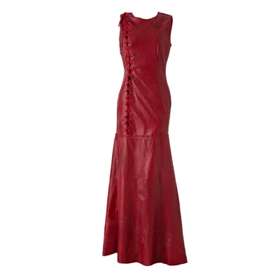 Paloma Lira Women's Red Margaret Dress