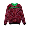 Paloma Lira Women's Red Web Armor  Sweater In Red