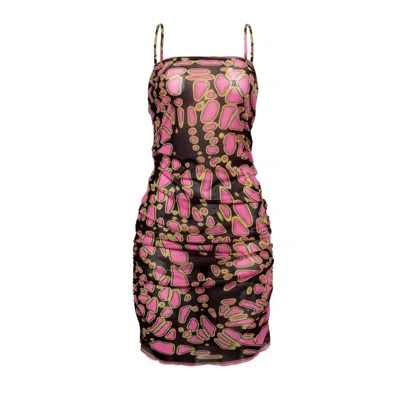 Paloma Lira Women's Rose Gold Volt Web Armor Dress