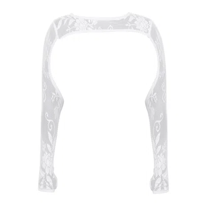 Paloma Lira Women's White Romantic Sleeves