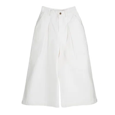 Paloma Lira Women's White Wide Pants