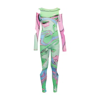 Paloma Lira Women's Wonder Woman Jumpsuit In Pink