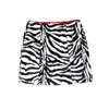 Paloma Lira Women's Zebra Fantasy Skirt In Black