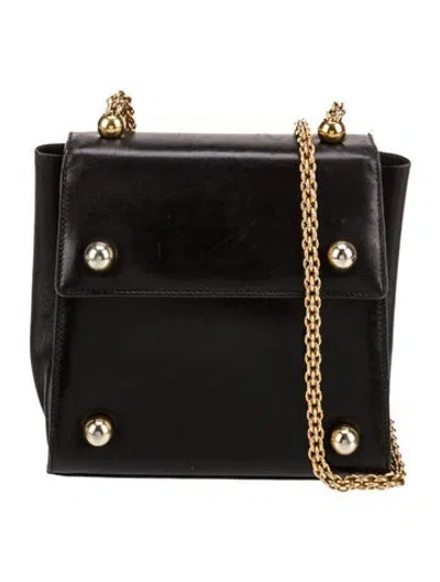 Pre-owned Paloma Picasso Leather Crossbody Bag In Black