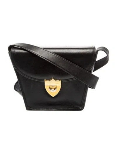 Pre-owned Paloma Picasso Leather Crossbody Bag In Black