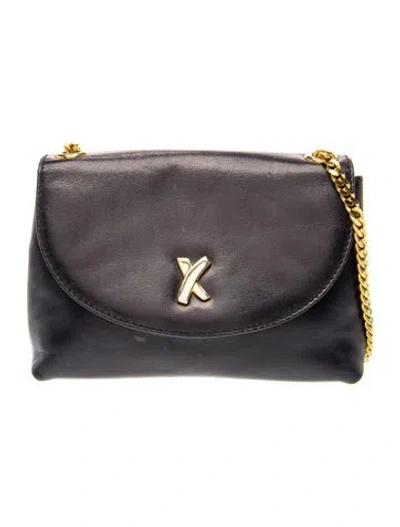Pre-owned Paloma Picasso Leather Crossbody Bag In Black