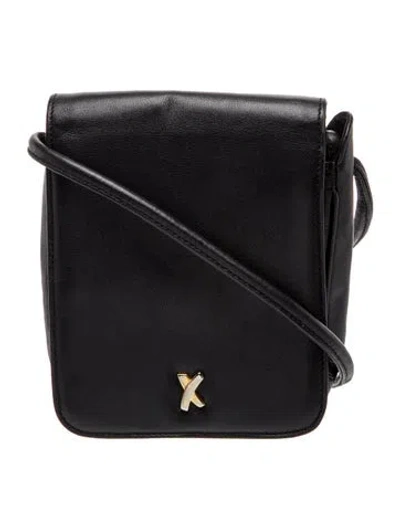 Pre-owned Paloma Picasso Leather Crossbody Bag In Black