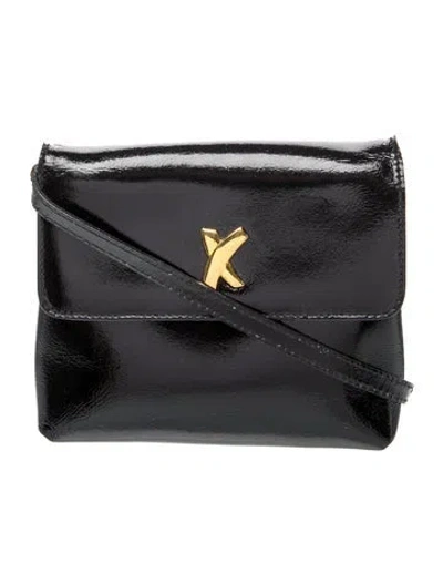 Pre-owned Paloma Picasso Leather Crossbody Bag In Black