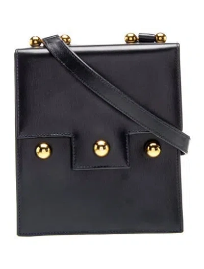 Pre-owned Paloma Picasso Leather Crossbody Bag In Black