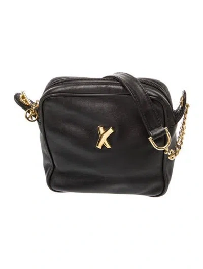 Pre-owned Paloma Picasso Leather Crossbody Bag In Blue