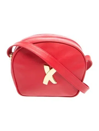 Pre-owned Paloma Picasso Leather Crossbody Bag In Red