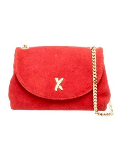Pre-owned Paloma Picasso Leather Crossbody Bag In Red