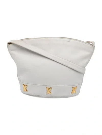 Pre-owned Paloma Picasso Leather Crossbody Bag In White