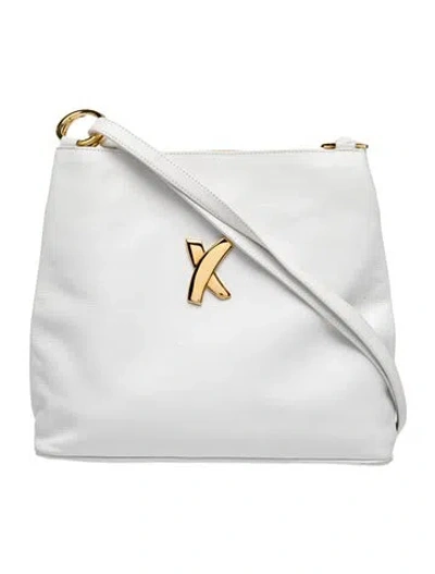 Pre-owned Paloma Picasso Leather Crossbody Bag In White
