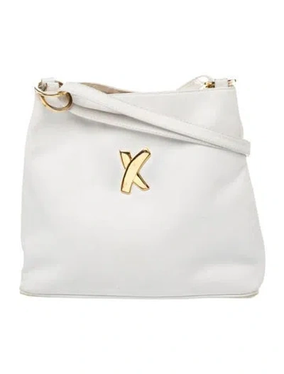 Pre-owned Paloma Picasso Leather Crossbody Bag In White