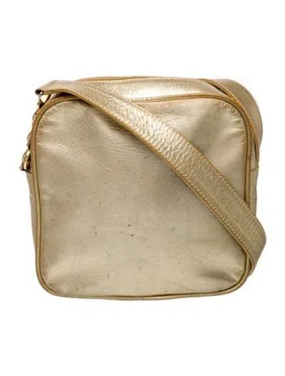 Pre-owned Paloma Picasso Leather Messenger Bag In Green