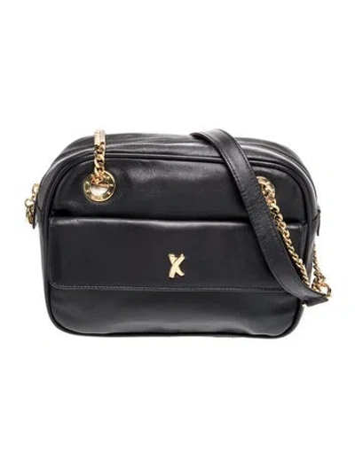 Pre-owned Paloma Picasso Leather Shoulder Bag In Black