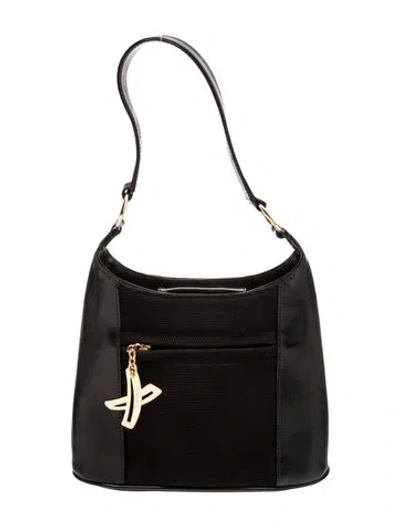 Pre-owned Paloma Picasso Leather Shoulder Bag In Black