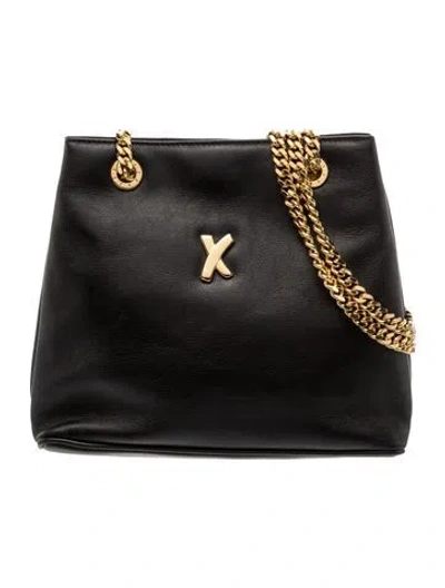 Pre-owned Paloma Picasso Leather Shoulder Bag In Black