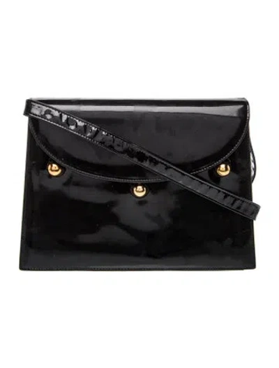 Pre-owned Paloma Picasso Leather Shoulder Bag In Black