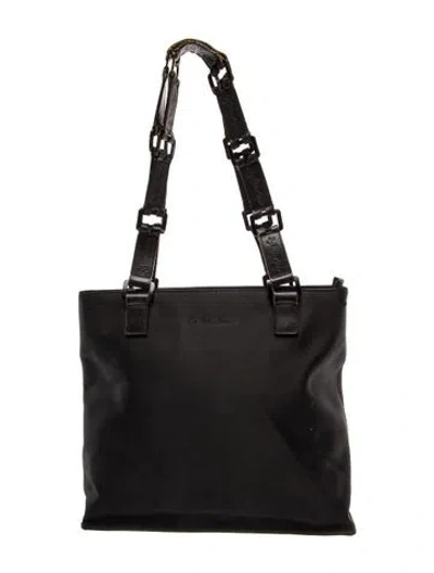 Pre-owned Paloma Picasso Leather Shoulder Bag In Black