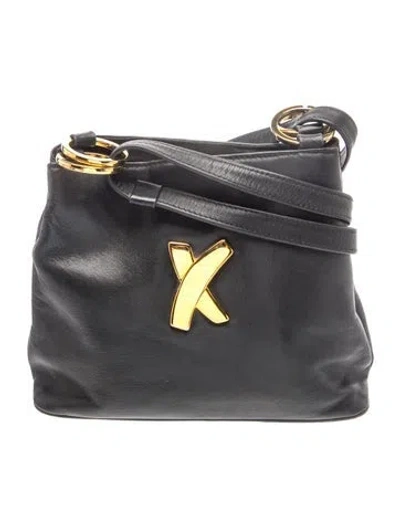 Pre-owned Paloma Picasso Leather Shoulder Bag In Black