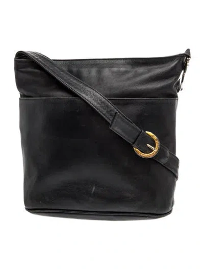 Pre-owned Paloma Picasso Leather Shoulder Bag In Black