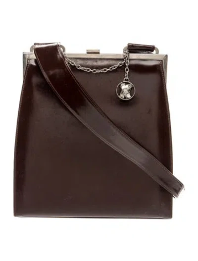 Pre-owned Paloma Picasso Leather Shoulder Bag In Brown
