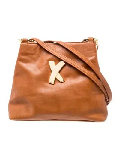 Pre-owned Paloma Picasso Leather Shoulder Bag In Brown