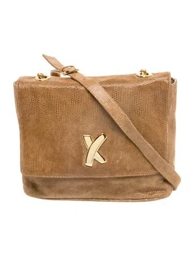 Pre-owned Paloma Picasso Leather Shoulder Bag In Brown