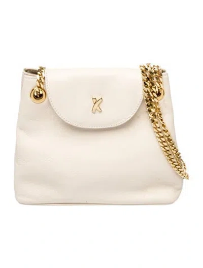 Pre-owned Paloma Picasso Leather Shoulder Bag In Neutral