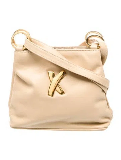 Pre-owned Paloma Picasso Leather Shoulder Bag In Neutral