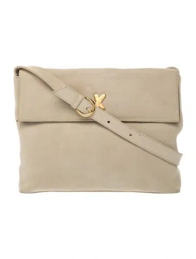 Pre-owned Paloma Picasso Leather Shoulder Bag In Neutral