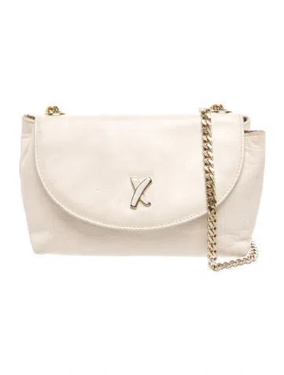 Pre-owned Paloma Picasso Leather Shoulder Bag In Neutral