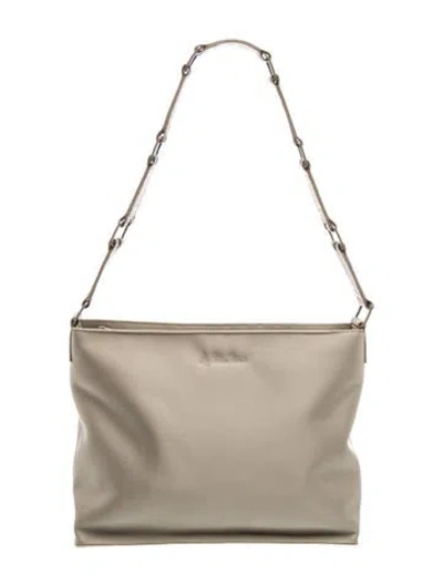 Pre-owned Paloma Picasso Leather Shoulder Bag In Neutrals