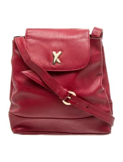 Pre-owned Paloma Picasso Leather Shoulder Bag In Red