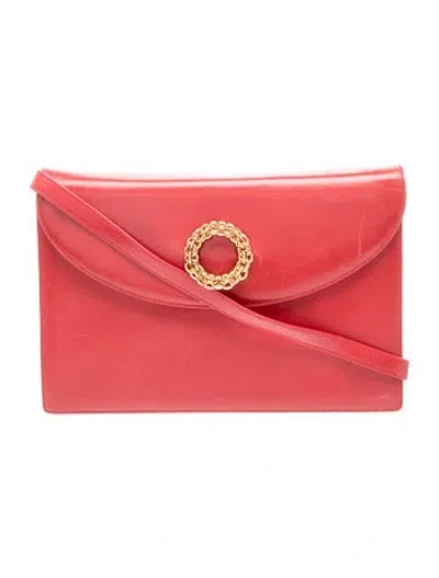 Pre-owned Paloma Picasso Leather Shoulder Bag In Red