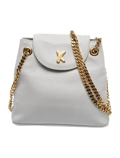 Pre-owned Paloma Picasso Leather Shoulder Bag In White