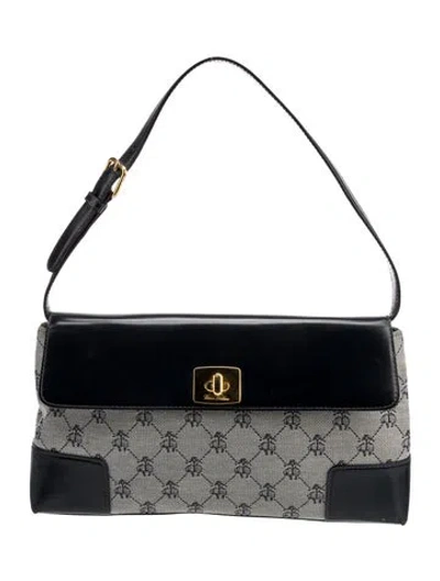 Pre-owned Paloma Picasso Leather Top Handle Bag In Blue