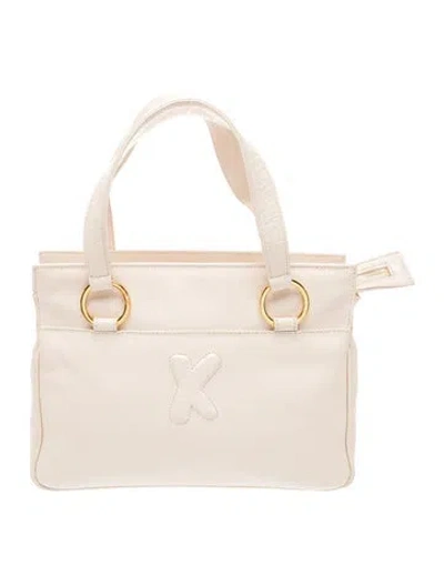 Pre-owned Paloma Picasso Leather Top Handle Bag In Pink
