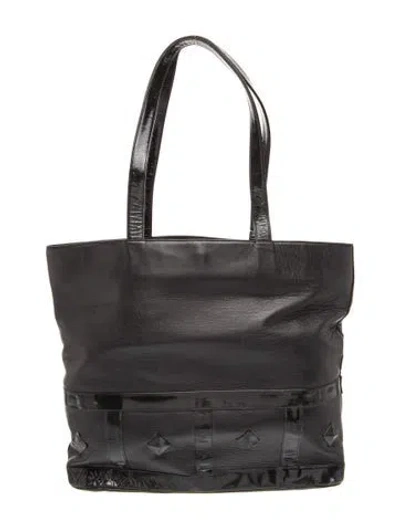 Pre-owned Paloma Picasso Leather Tote In Black