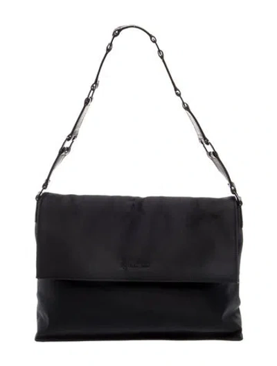 Pre-owned Paloma Picasso Nylon Shoulder Bag In Black