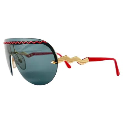 Pre-owned Paloma Picasso Vintage  3716 42 Red Shield Made In Germany 1980's