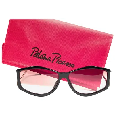 Pre-owned Paloma Picasso Vintage  Black & Gold Sunglasses Made In Germany 1980's