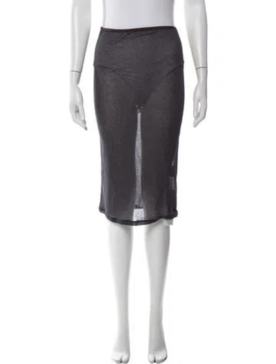 Pre-owned Paloma Wool 2026 Midi Length Skirt W/ Tags In Black