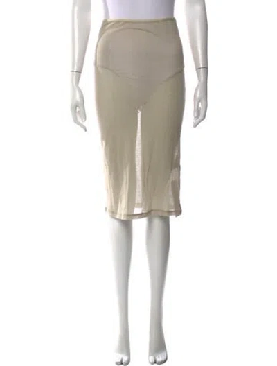 Pre-owned Paloma Wool 2026 Midi Length Skirt W/ Tags In Grey